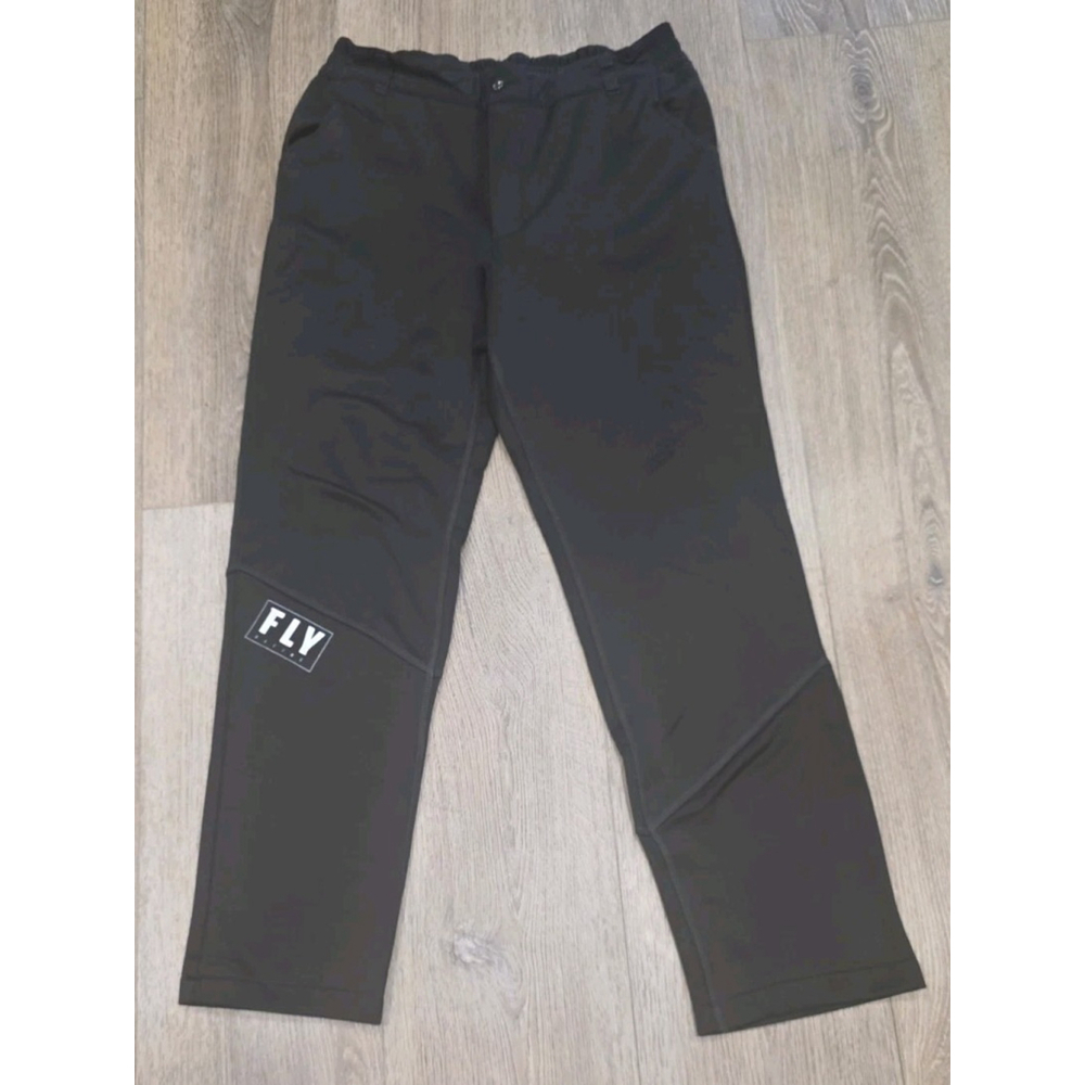 Fly Racing Men's Button & Zip Closure Sweatpants Size XL Embroidered Logo *paint